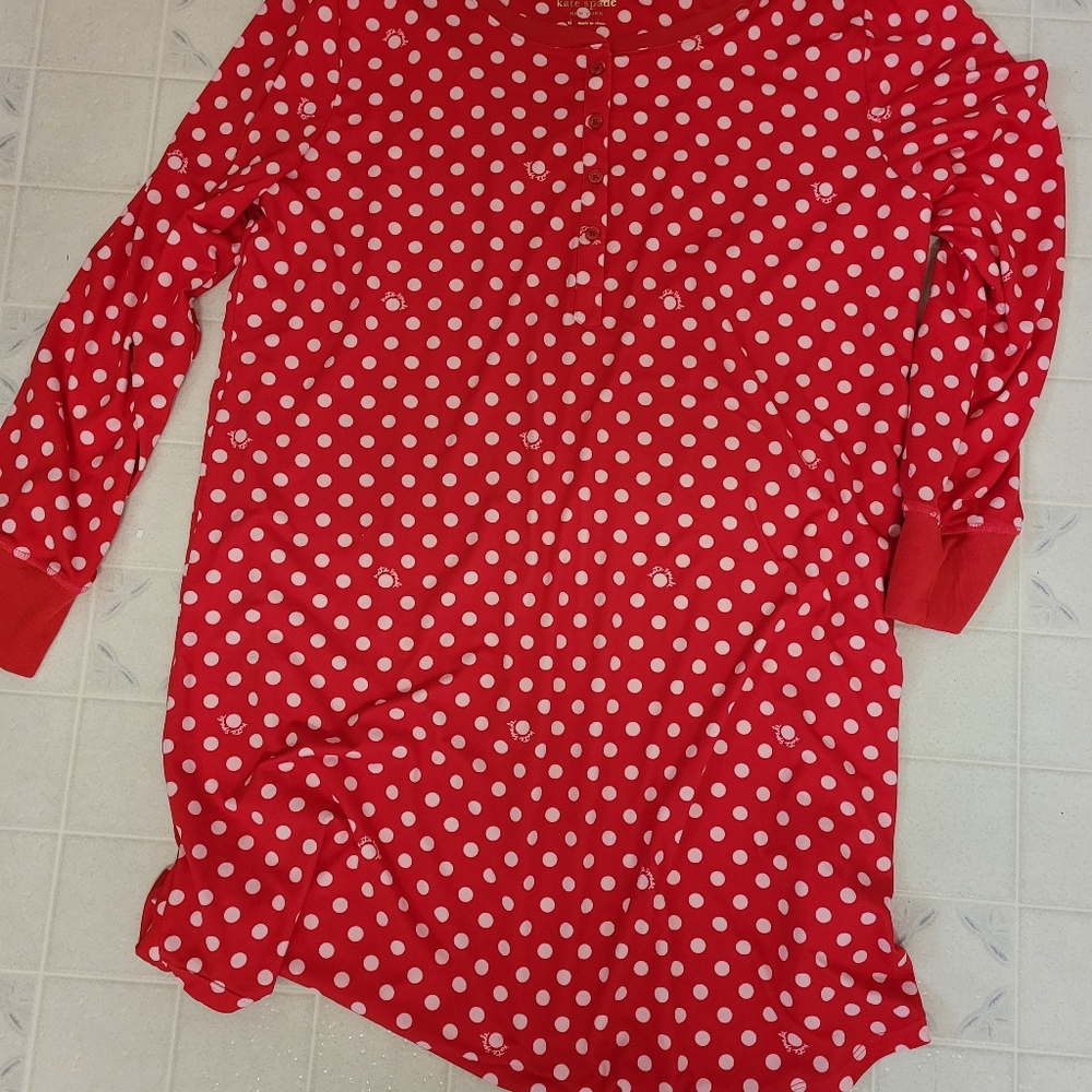 Kate Spade Brushed Jersey XL night top